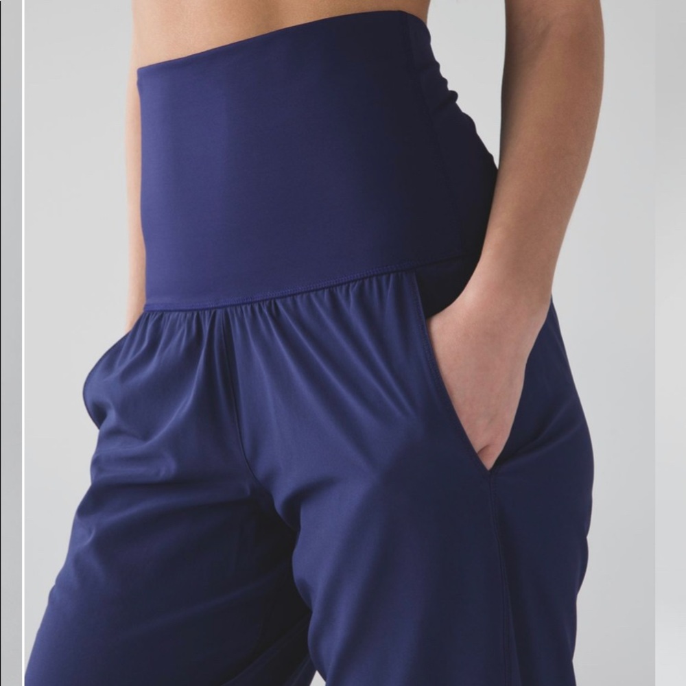 Lululemon Om Pant Joggers Foldover Waist High Rise - Picture 5 of 12